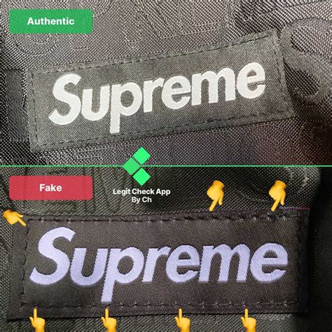 supreme small shoulder bag fake|how to spot fake supreme.